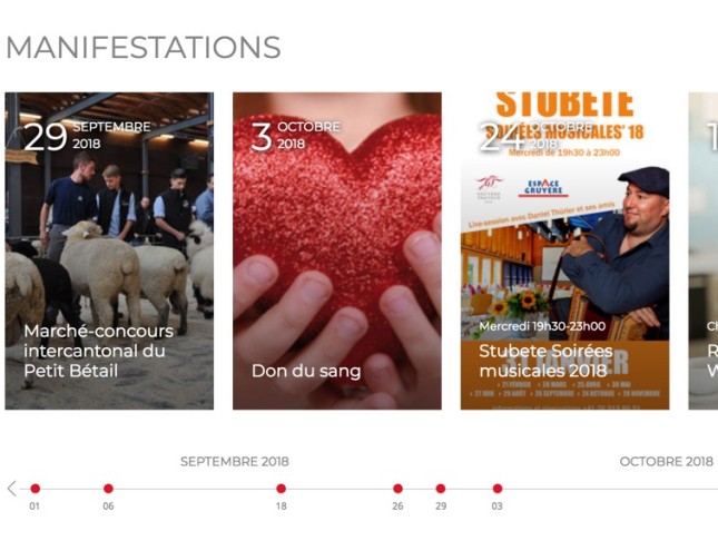Espace Gruyère - Agenda des événements